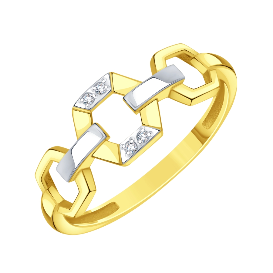 Кольцо с бриллиантами (Т94101Б837)