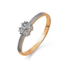 Кольцо с бриллиантами Каратов 9204336-1