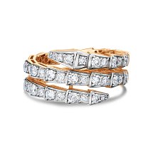 Кольцо с бриллиантами Каратов 10086475-2