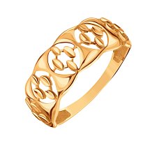 Кольцо из красного золота Каратов 10309281-1