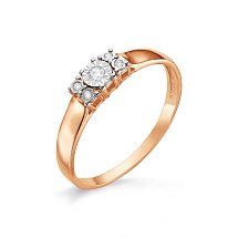 Кольцо с бриллиантами Каратов 10038885-1