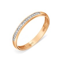 Кольцо обручальное с бриллиантами Каратов 9941747-1