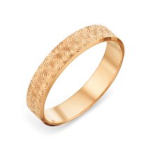 Кольцо обручальное из красного золота Каратов 8699219-1